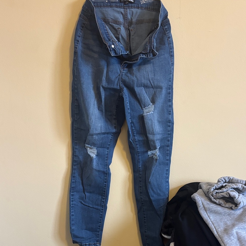 Fashion Nova Classic Blue Denim Jeans